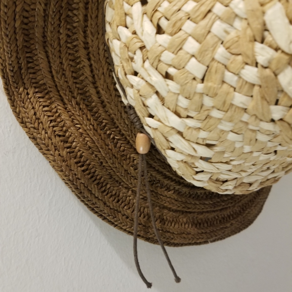 San Diego Hat Company All Natural 2-tone Packable Floppy Straw Hat - Picture 3 of 8